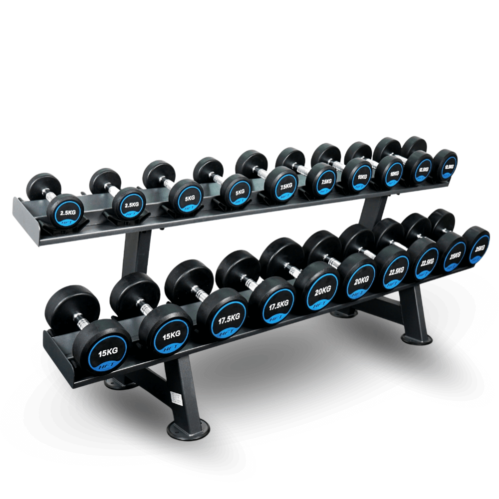 เซ็ตดัมเบลแบบเหลี่ยม 10 คู่ พร้อมแร็ค HOMEFITTOOLS R103 น้ำหนัก 2.5-25KG_0